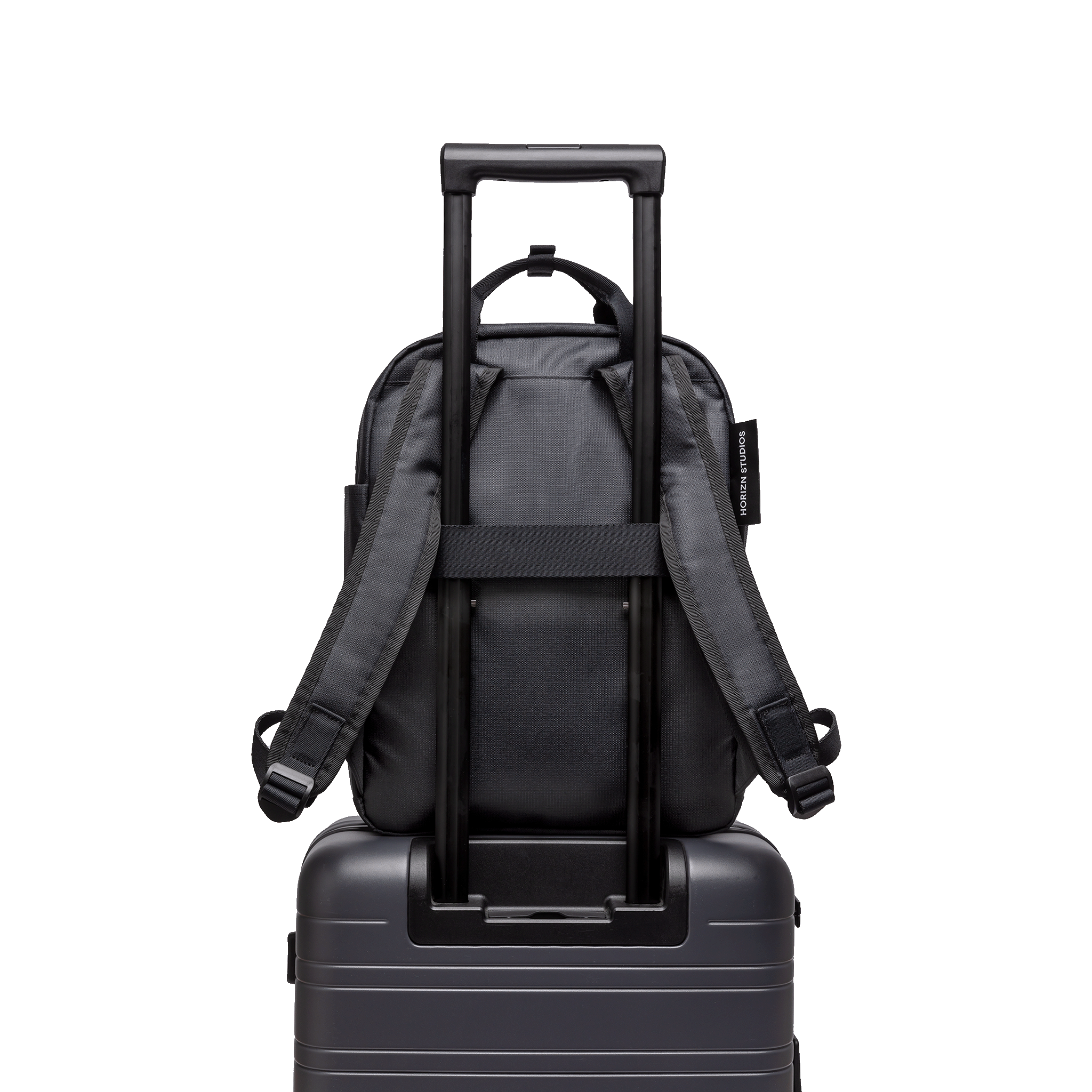 horizn-studios-shibuya-totepack-all-black-rpet-ripstop-tote-rucksack-gr-e-m image 8