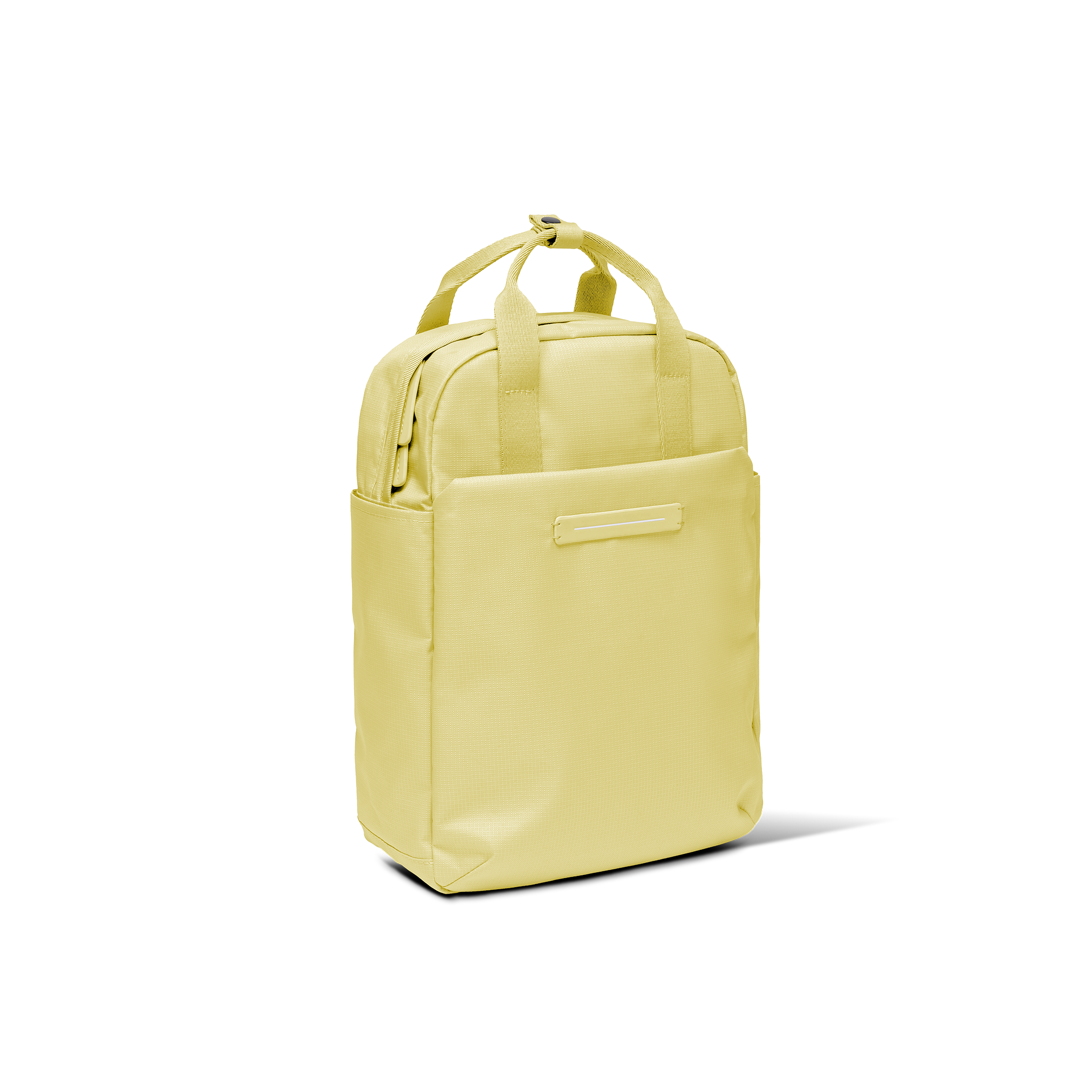 horizn-studios-shibuya-totepack-s-2-in-1-tote-rucksack-aus-rpet-ripstop-in-lemon image 2