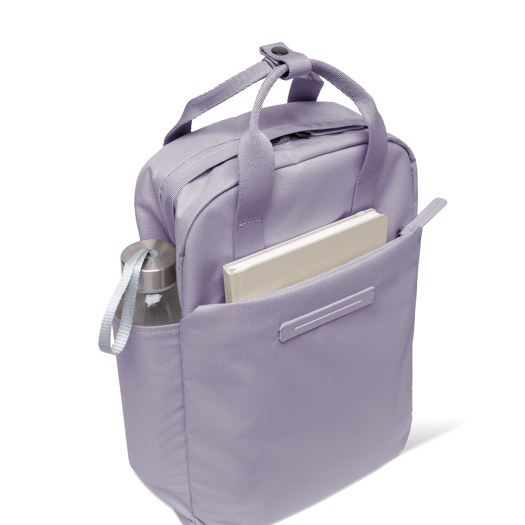 horizn-studios-shibuya-totepack-grey-lavender-rpet-ripstop-rucksack-tote-gr-e-s image 5